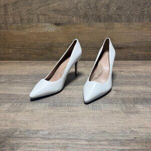 Banana Republic Madison White Leather Pumps Women's Size 7.5